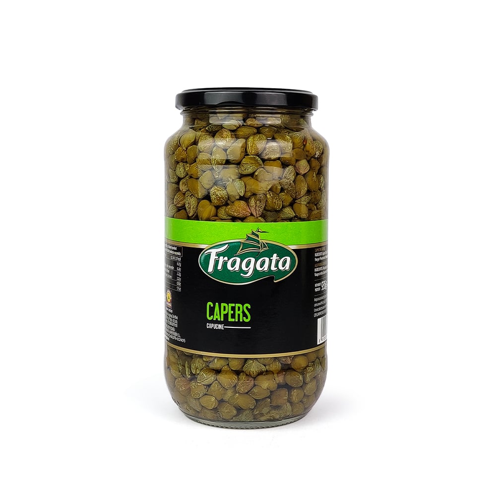 Fragata - Capers in Brine - 935g - Drained Weight: 595g- Pack Of 12