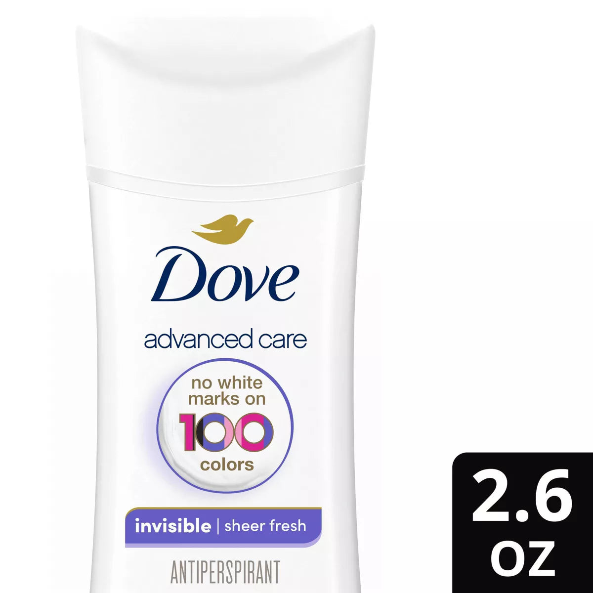 Dove Beauty - Advanced Care - Sheer Fresh - 72-Hour Women's Antiperspirant - Deodorant - 2.6oz (76gm)