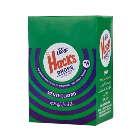 Paxy's - Hacks Drops - Mentholated - 50 pcs box