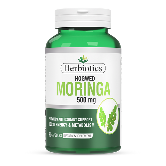 Herbiotics - Hogwed - Capsules - 500 mg - Moringa Superfood