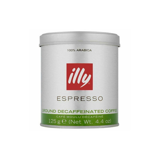Illy - Classico Decaffeinated - Ground Espresso Coffee - Medium Roast - 125g