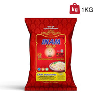 Inam Rice - Gold Sella - Double Steamed - Easy Cook - Parboiled (Sella) Rice - XXL - 1121 - Basmati - 1 KG Pack