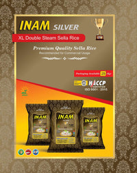 Inam Rice - Silver - Premium Quality Sella Rice - Double Steam - XL - 25 KG