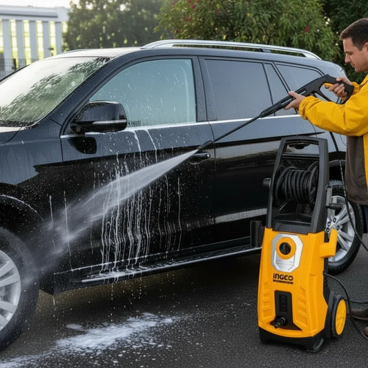 INGCO - 180 Bar - 2800 Watt - Induction Motor High Pressure Washer With Accessories (HPWR28008)