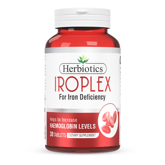 Herbiotics - Iroplex - Supplement - Standard Pack - Anemia Support
