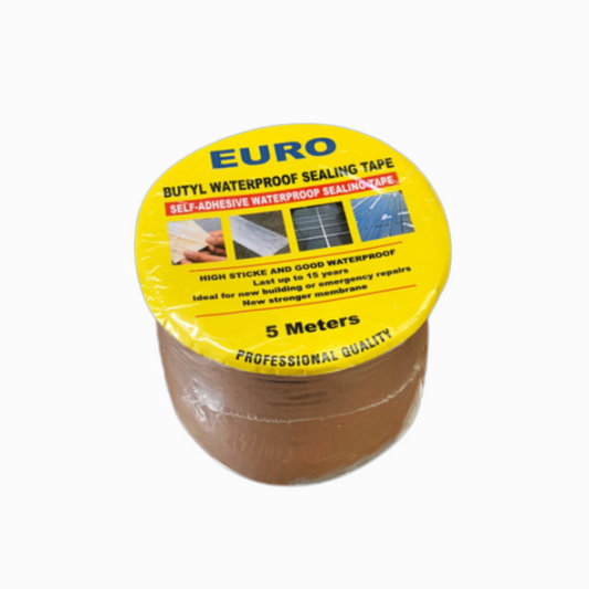 Euro - Butyl Water Proof Tape - 1.5M - ~4 Inches Width - Sealing Tape - Repair Tape - 1 Pc