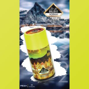 Feah - Let's Go Holiday -  Norway - Body Spray - 250 ML