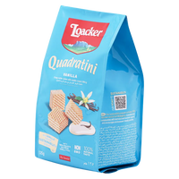 Loacker - Quadratini Wafer - Vanilla - 125gm - 24 CT