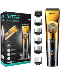 Professional Hair Clipper & Trimmer, IPX6 Washable - Gold/Black