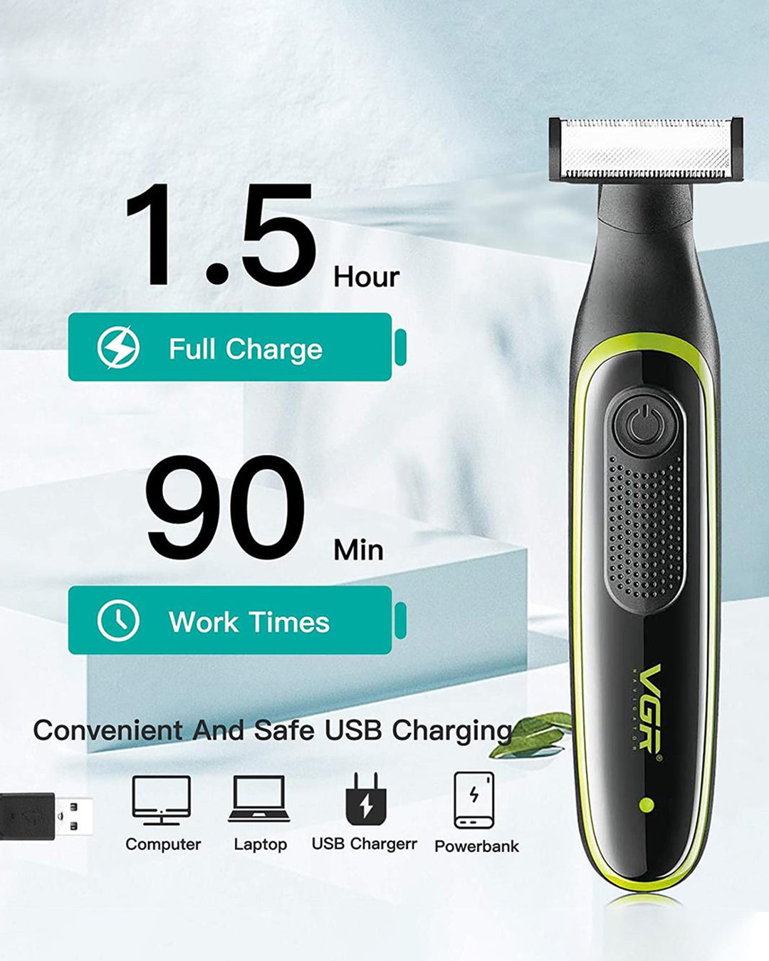 Waterproof Beard Trimmer