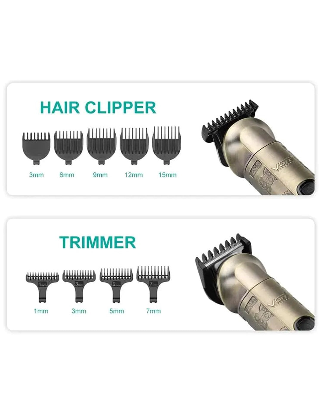 VGR Pro Multi-Functional Grooming Kit