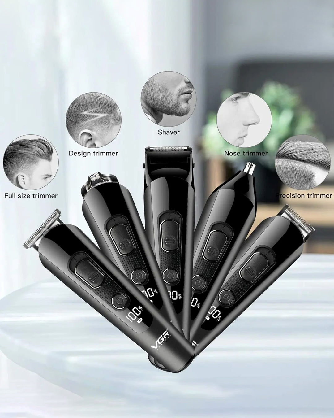 VGR 4-in-1 Multi-Functional Grooming Kit
