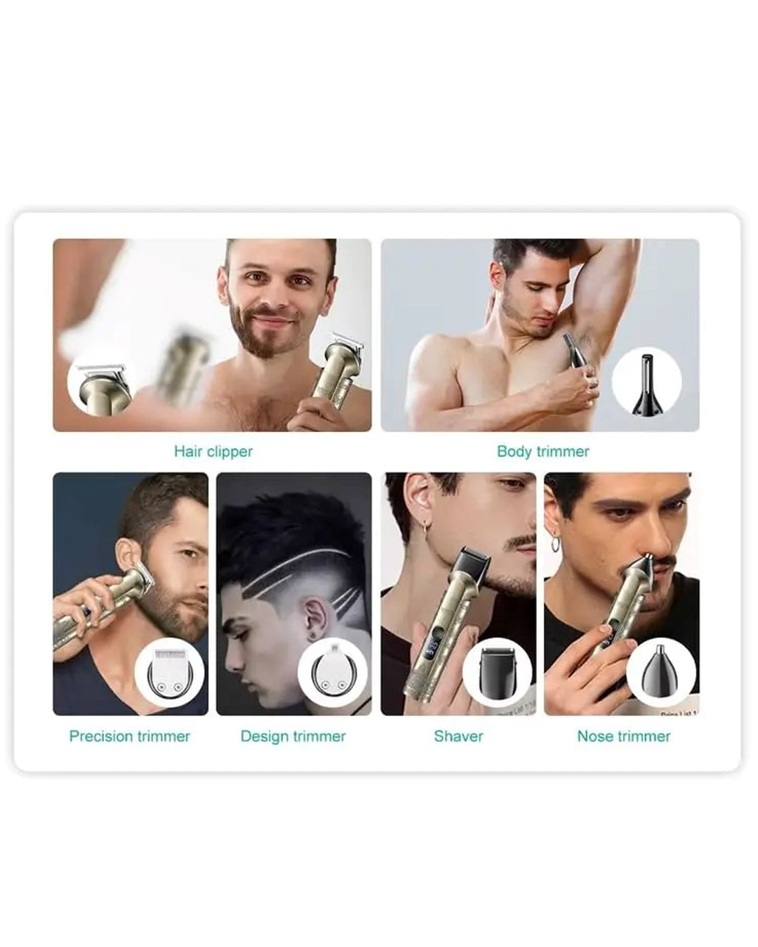 VGR Pro Multi-Functional Grooming Kit
