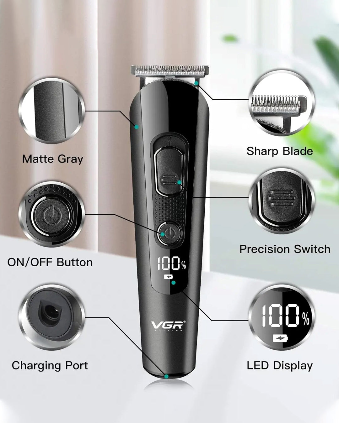 VGR 4-in-1 Multi-Functional Grooming Kit