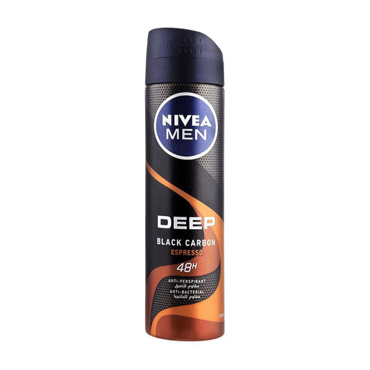 NIVEA MEN - Deep Black Carbon - Deodorant Spray - 150ml