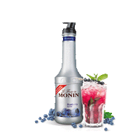 Monin - Blueberry Purée - MYRTILLE Blueberry - 1 Liter - Le Fruit De Monin