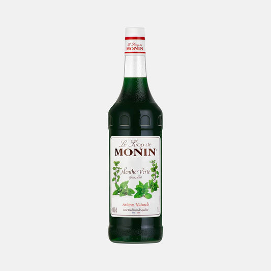 Monin - Green Mint Syrup - 1 Liter - Le Sirop De Monin