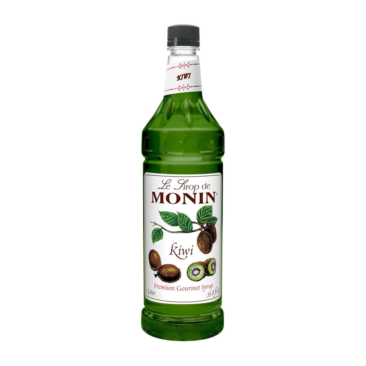 Monin -  Kiwi Syrup - 1 Liter - Le Sirop De Monin
