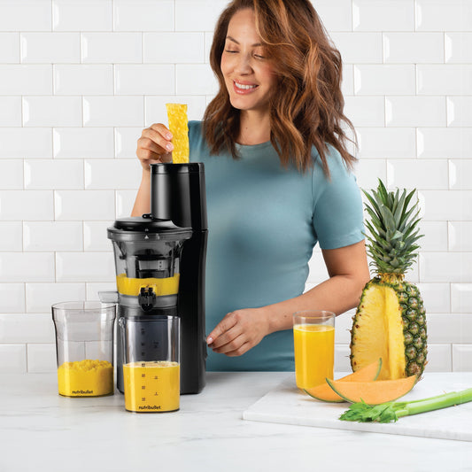 Nutribullet - Slow Juicer - NB-SJ300 - Cold Press Juicing - Alloy Grey - 1 Year Warranty