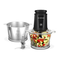 Nutricook - Choppi XXXL - Chopper - Shredder - NC-CH6000 - High Volume Prep - Black - 2 Years Warranty - 3L Glass Plus SS Bowl