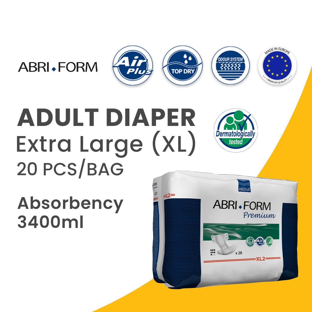 ABRI-FORM - Adult Diaper - XL2 - 110-170 cm - 21 pcs - Abena Slip Premium XL2