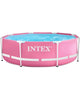 PINK METAL FRAME POOL (8X30 INCH)