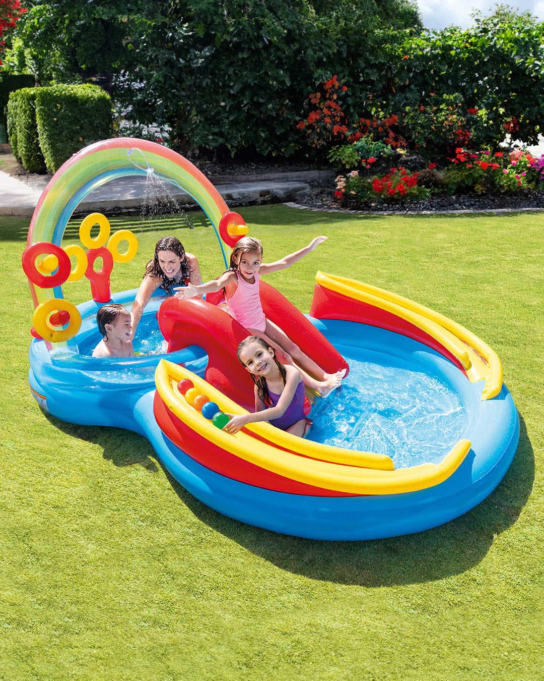 RAINBOW PLAY CENTER POOL (117X76X53 INCH)