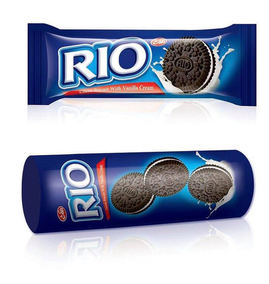 MAXX - RIO - Cocoa Biscuit With Vanilla Cream - 80 gm - 1 Box (24 Pcs)