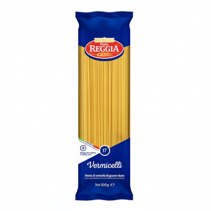 REGGIA - Pasta - Spaghetti - Vermicilli 17 - 500 gm - 24 Packs