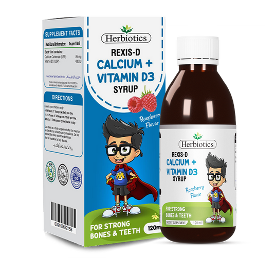 Herbiotics - Rexis-D - Syrup - Standard Bottle - Bone Health
