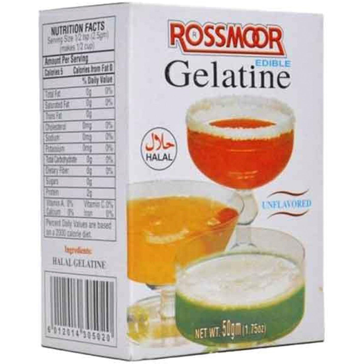 Rossmoor - Gelatine - 50g - 96 CT (4.8KG)