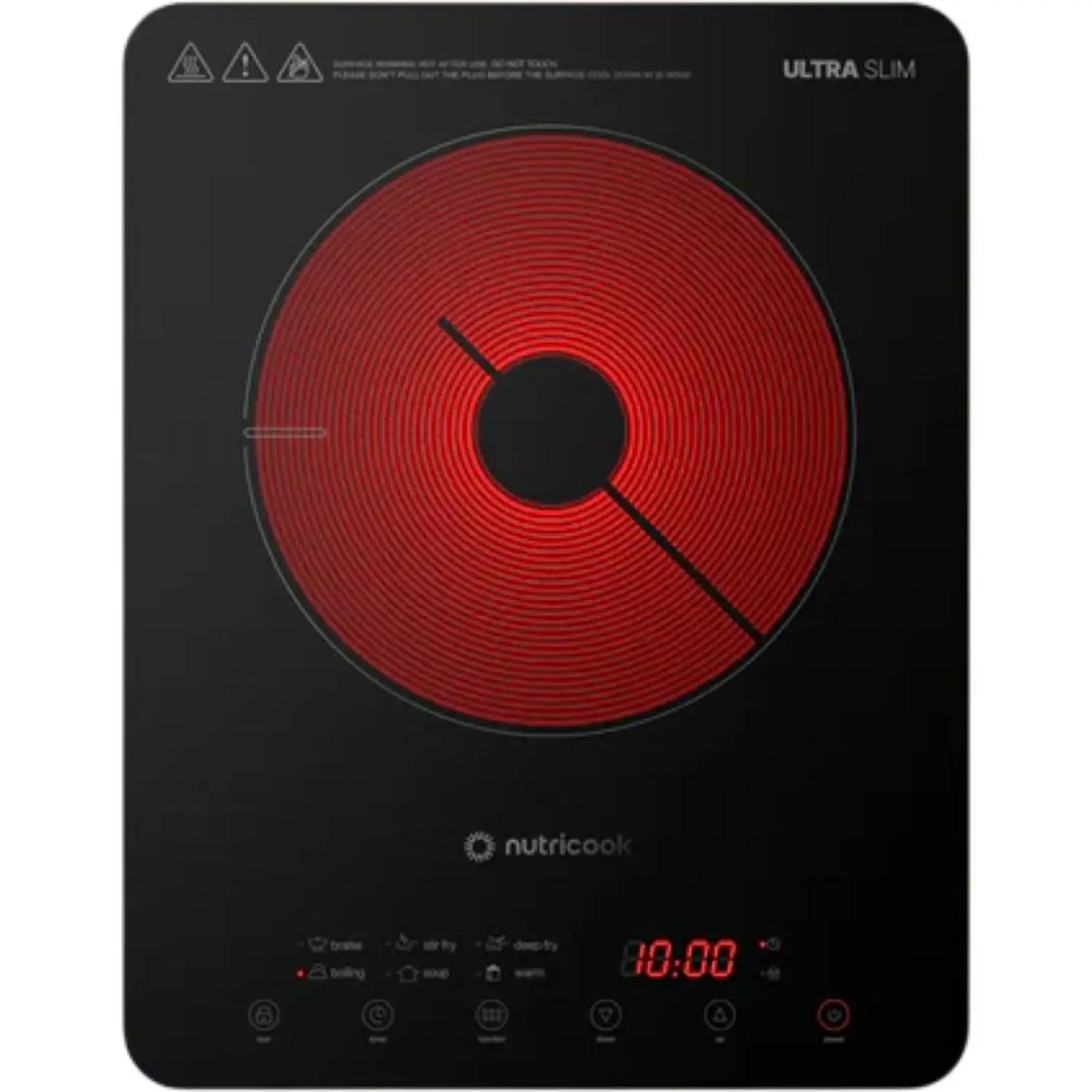 Nutricook - Essential - Infrared Cooker Black - NC-IFC150 - Efficient Heating - Black - 2 Years Warranty