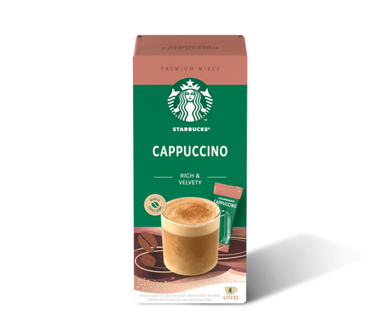 Starbucks® - Cappuccino - Premium Instant Coffee - Sachets (Imported From Turkey) - BOX (10 Sachets)