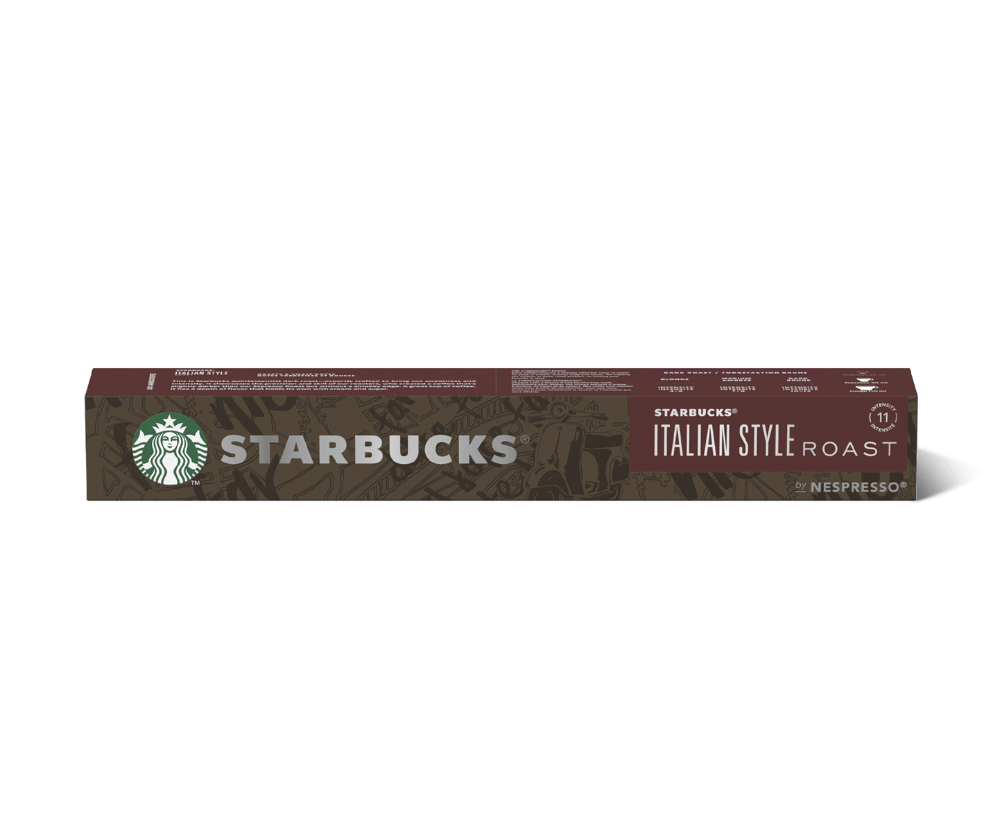 Nespresso - Starbucks® - Italian Style Roast - Coffee Capsule - Sleeve Of 10