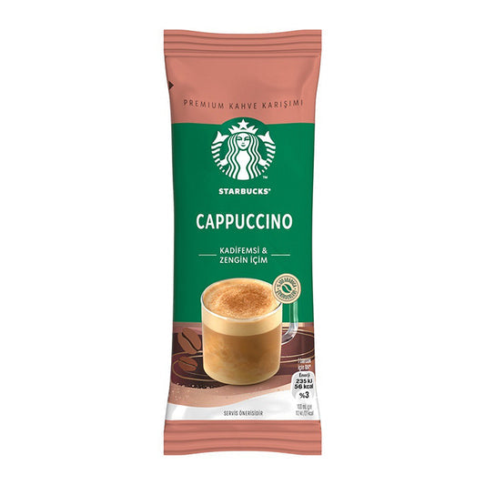 Starbucks® - Cappuccino - Premium Instant Coffee - Sachets (Imported From Turkey) - BOX (10 Sachets)