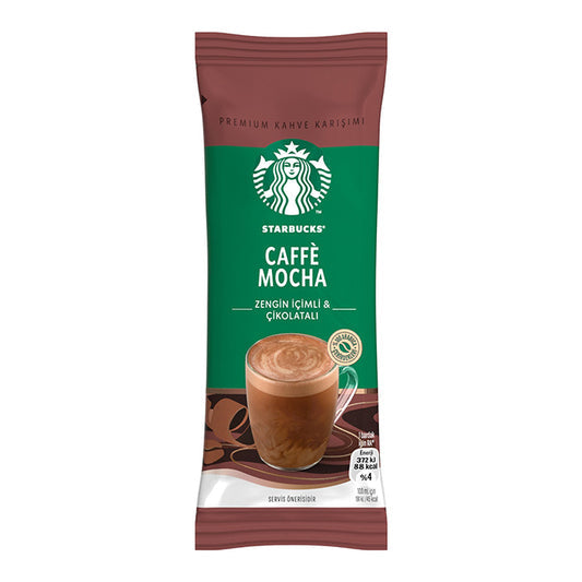 Starbucks® - Caffè Mocha - Premium Instant Coffee - BOX (10 Sachets) - Sachets (Imported From Turkey)