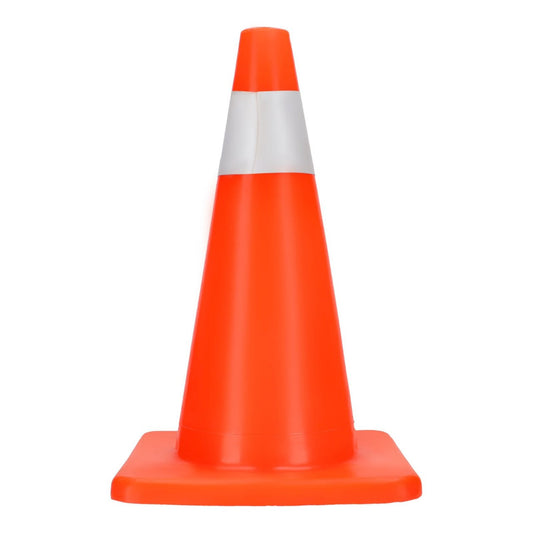 Traffic Cones - 18" - Flexible & Non-Breakable - Made In Pakistan