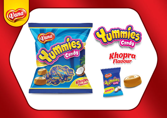 VANA - Yummies Candy - Khopra (50 Pieces) - 48 CT