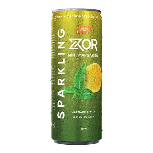 ZOR - Flavored Drink - 330 ml x 12 - Mint Margarita