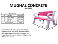 Mughal Concrete - MCGB02 - Concrete Garden Bench - 10 Pcs