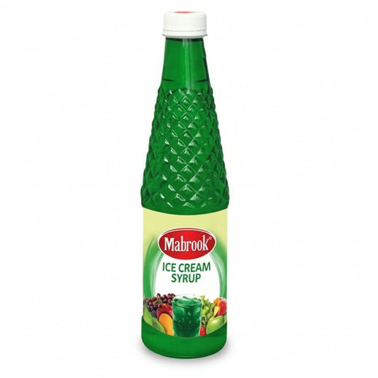 Mabrook - ICE CREAM SYRUP ( Green Syrup ) - 800ml / 12 Pcs per Carton