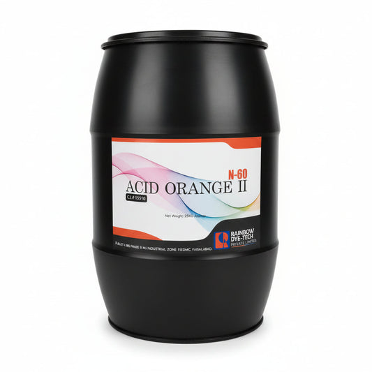 ACID ORANGE ll N-60 ( C.I. # 15510 ) INDUSTRIAL DYE CHEMICAL - NW 25kg Drum Approx.