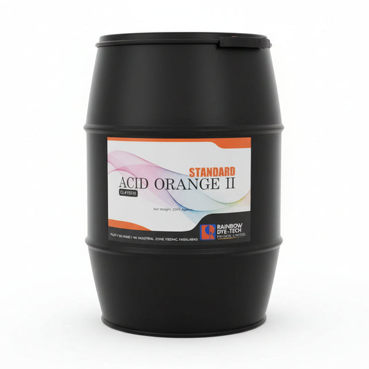 ACID ORANGE II STANDARD ( C.I. # 15510 ) INDUSTRIAL DYE CHEMICAL - NW 25kg Drum Approx.