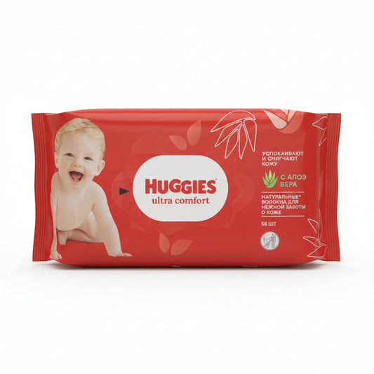 HUGGIES - Baby Wipes Ultra Comfort - 56ct