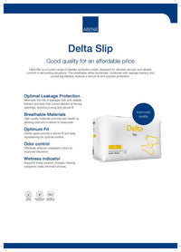 DELTA- SLIP ( Previously Form Premium) - Adult Diaper - Small - 60 cm (24") - 85 cm (34") - 28 pieces