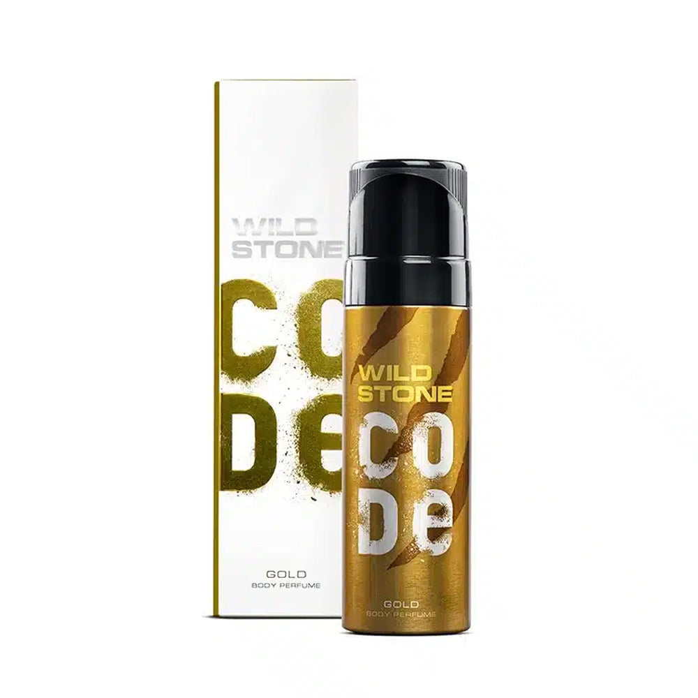 Wild Stone - Code - Gold - Perfume Body Spray - For Men - 120 ml