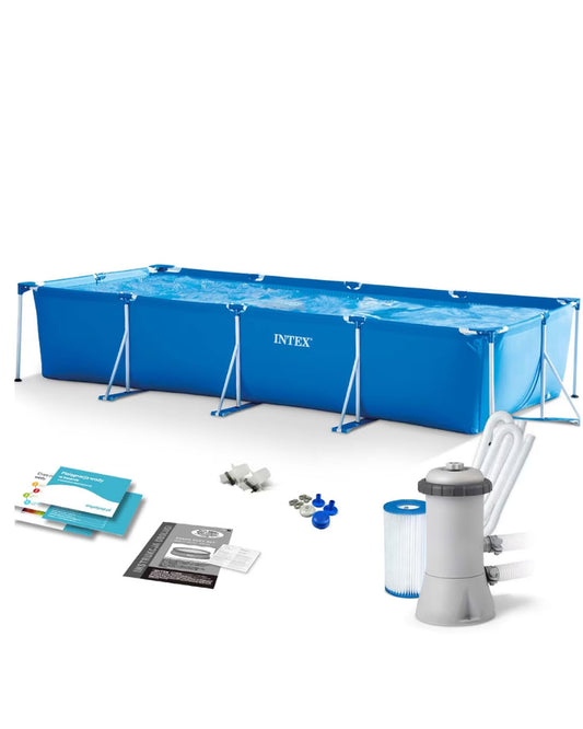 METAL FRAME POOL W-FILTER (15FT)