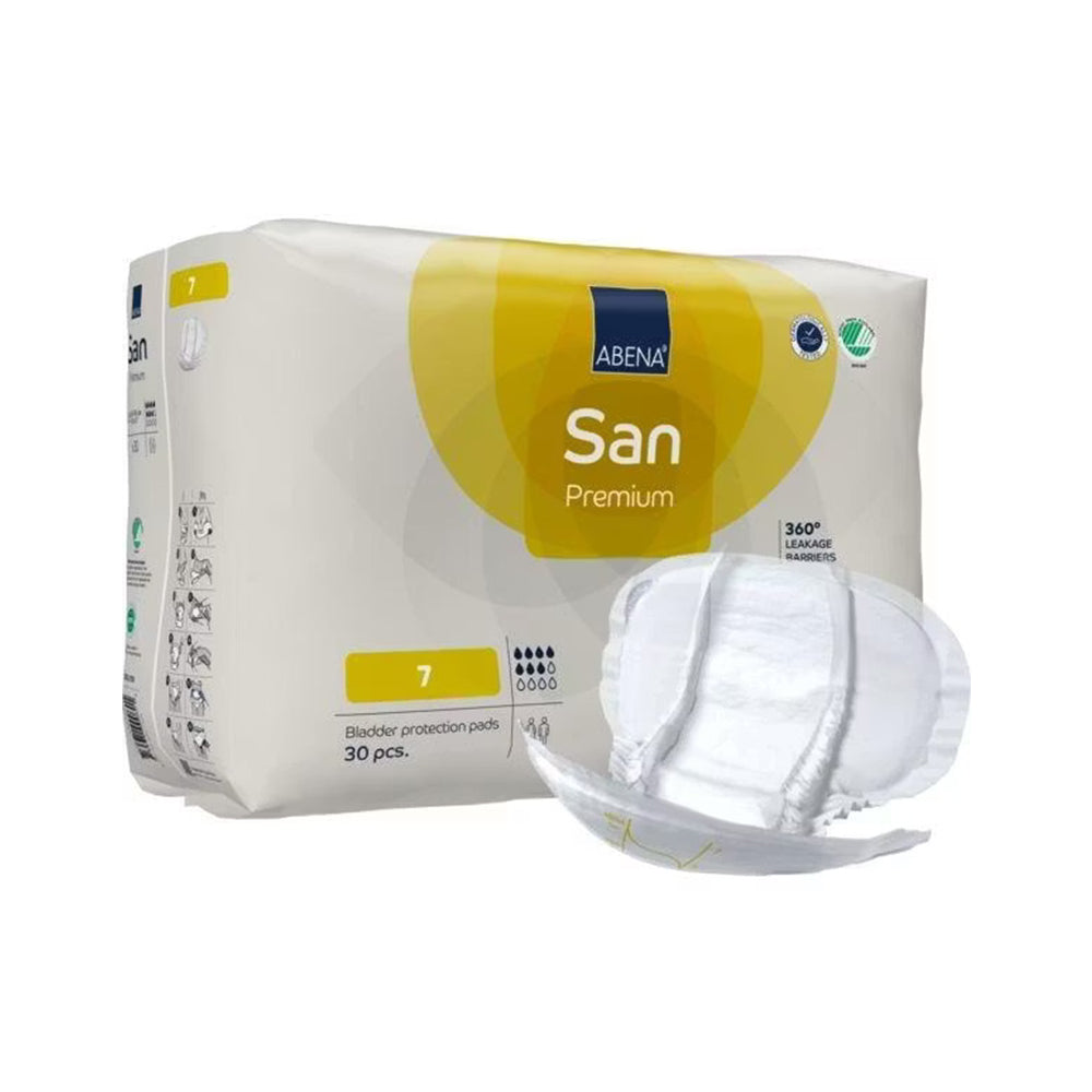 Abena San (Abri San) 7 - Unisex - Bladder Protection Pads - 36 x 63 cm - 30 pieces