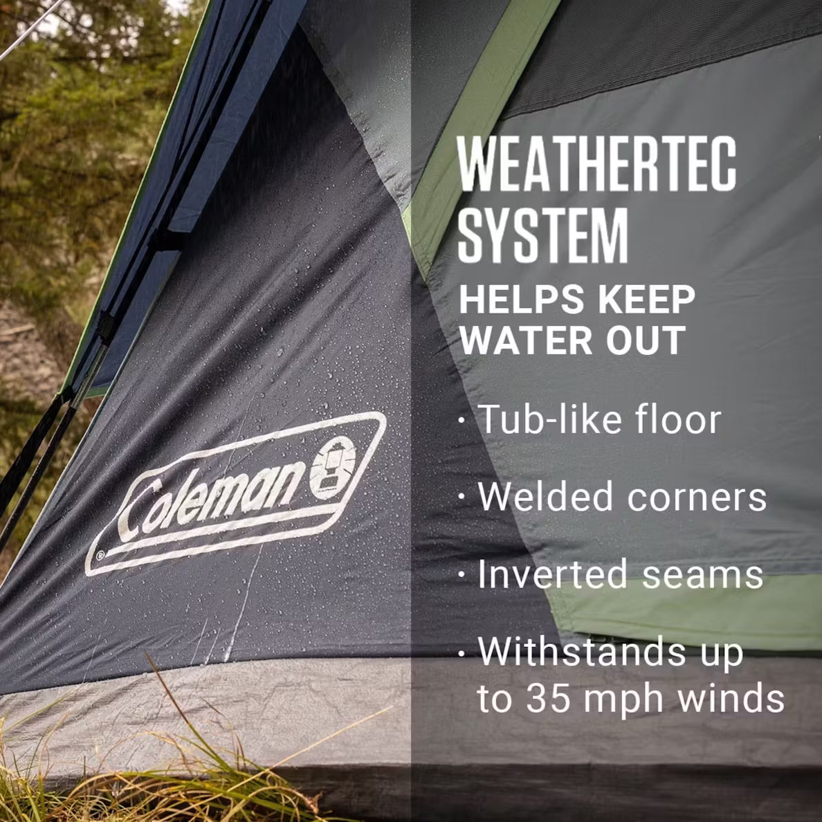 Coleman - 6-Person Dark Room™ Skydome™ Camping Tent