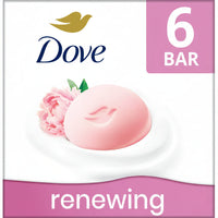 Dove Soap - Renewing Beauty Bar - Peony & Rose Oil All Skin - 106g - 6 Pack